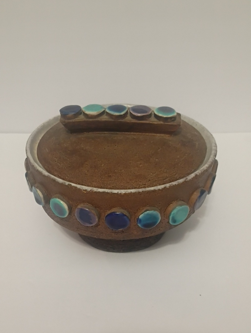 Bitossi Italy MidCentury Pottery Bowl  Signed Vintage Estate Aldo Londi
